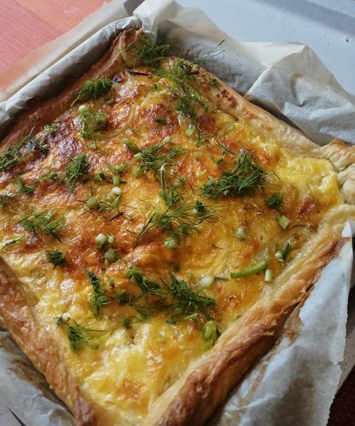 Fenchel, Speck Quiche - als Hauptspeise oder für Picknicks